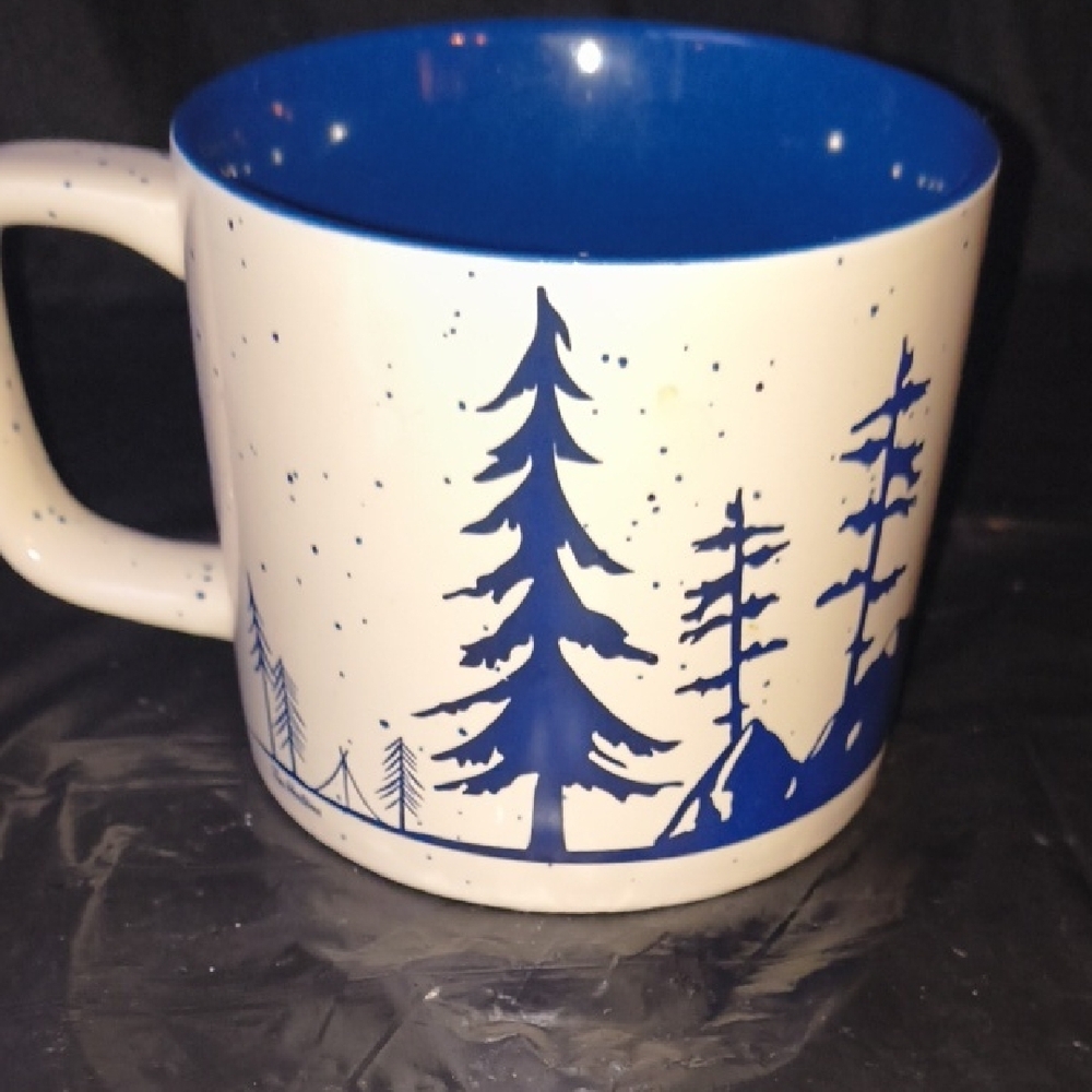 Tim Hortons Bear Mountain Blue Night Limited Edition Ceramic Mug - Picture 3 of 6